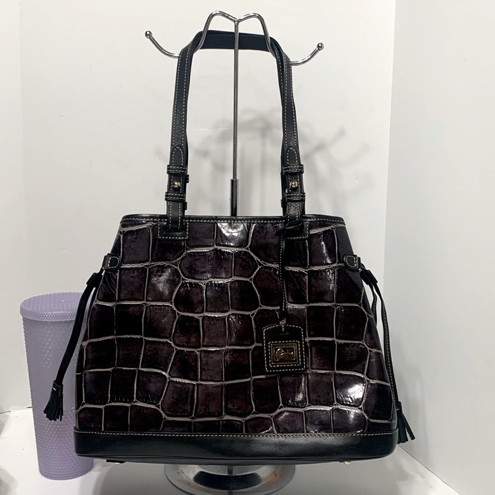 Purple croc bag Dooney and Bourke